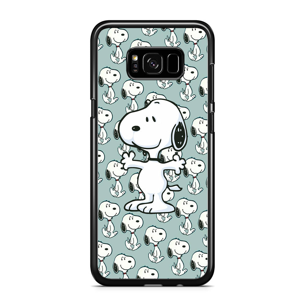Snoopy Hug Coming Samsung Galaxy S8 Case