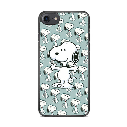 Snoopy Hug Coming iPhone 8 Case
