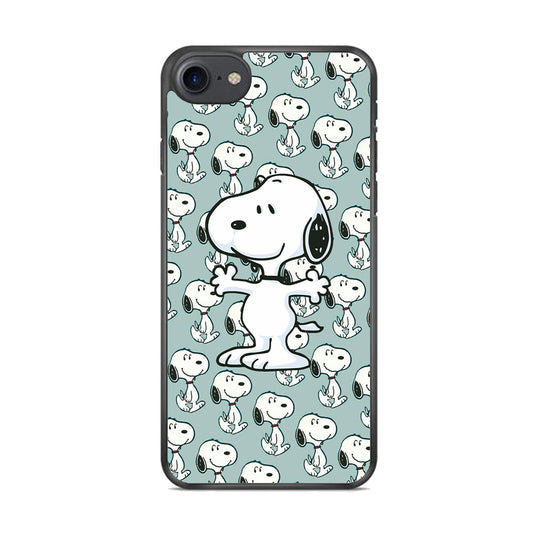 Snoopy Hug Coming iPhone 8 Case