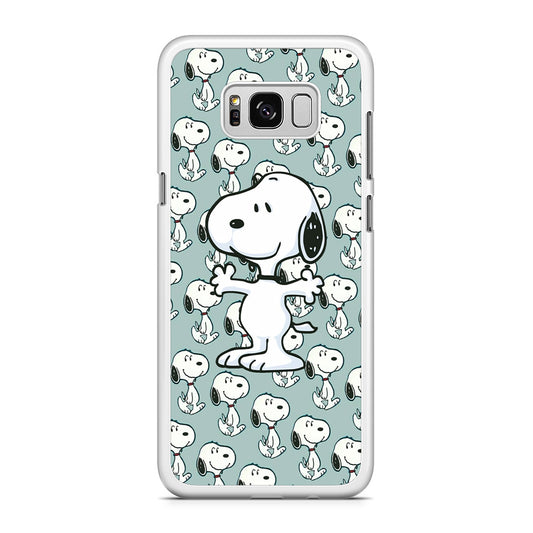 Snoopy Hug Coming Samsung Galaxy S8 Case