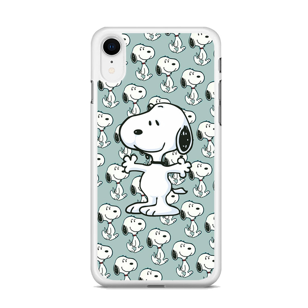 Snoopy Hug Coming iPhone XR Case