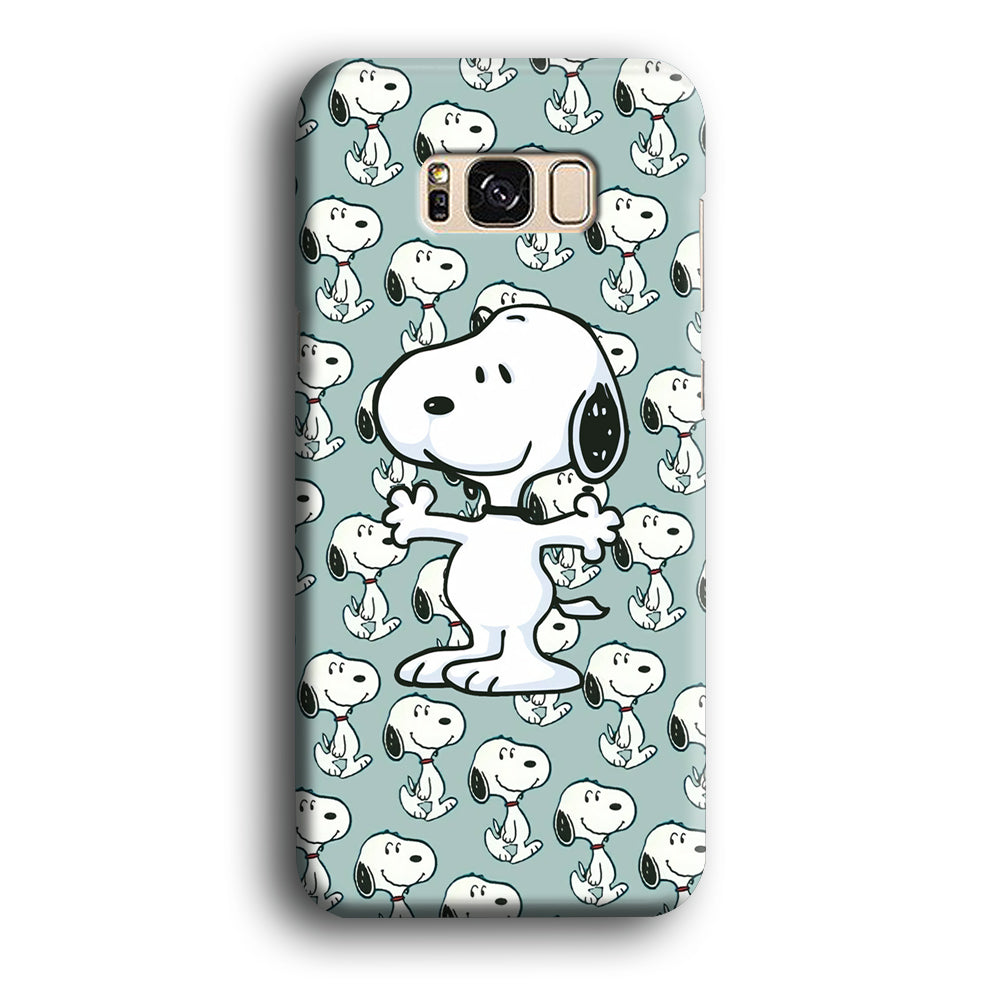 Snoopy Hug Coming Samsung Galaxy S8 Case