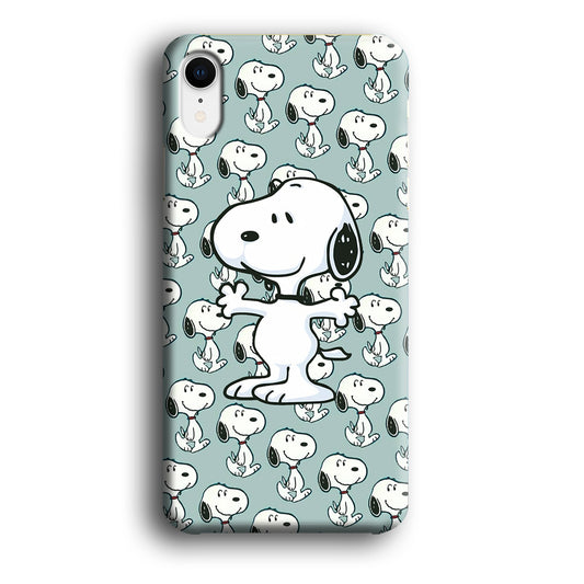 Snoopy Hug Coming iPhone XR Case