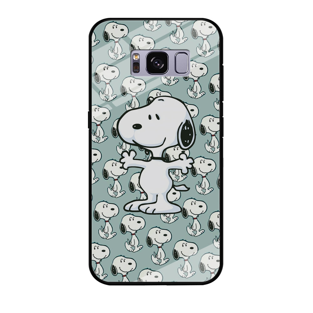 Snoopy Hug Coming Samsung Galaxy S8 Case