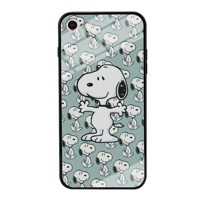 Snoopy Hug Coming iPhone 8 Case