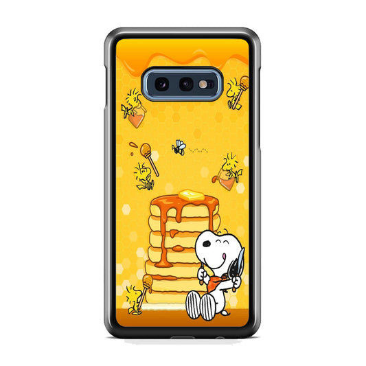 Snoopy Like Eat Pancake Hooney Samsung Galaxy S10E Case