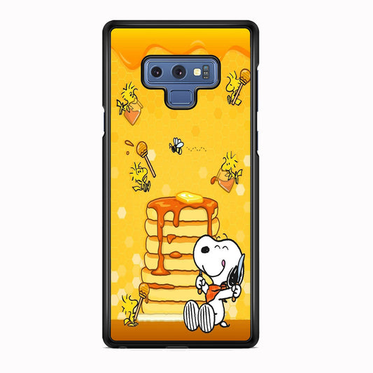 Snoopy Like Eat Pancake Hooney Samsung Galaxy Note 9 Case