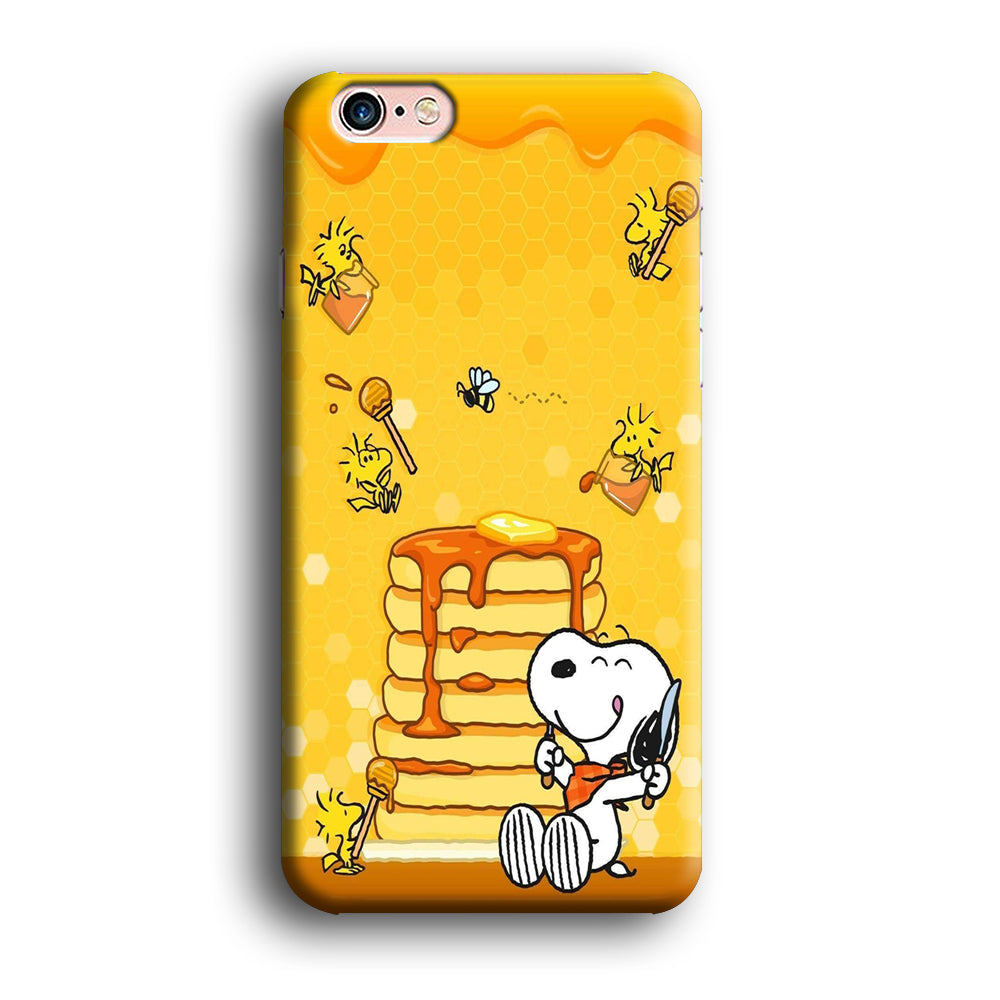 Snoopy Like Eat Pancake Hooney iPhone 6 Plus | 6s Plus Case - carneyforia