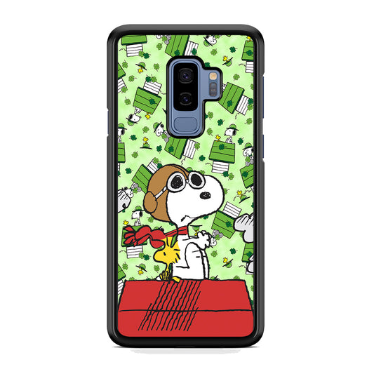 Snoopy Pilot Role Samsung Galaxy S9 Plus Case