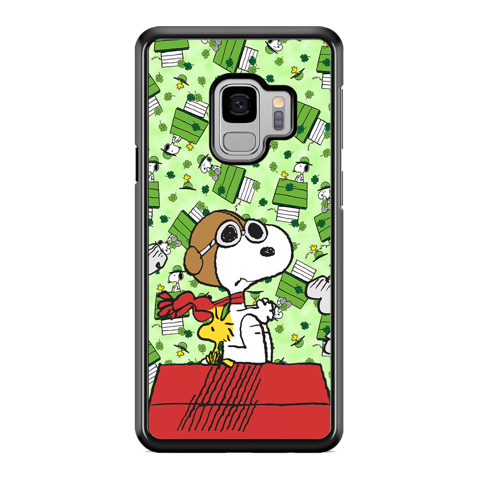 Snoopy Pilot Role Samsung Galaxy S9 Case Default Title