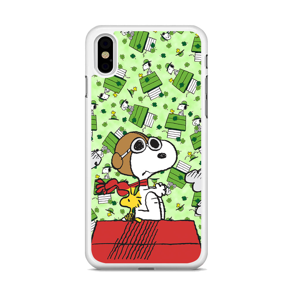 Snoopy Pilot Role iPhone X Case
