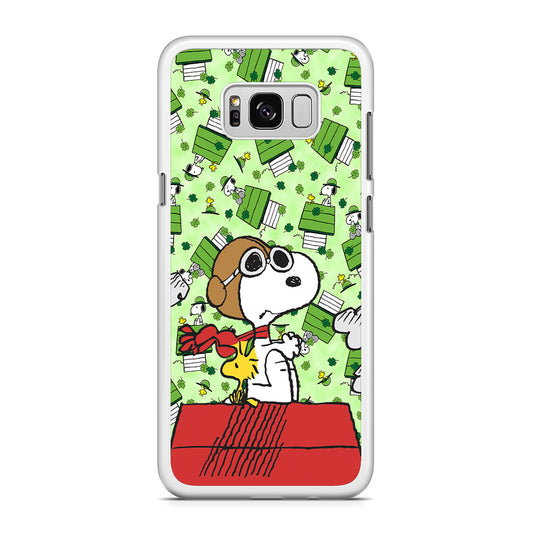 Snoopy Pilot Role Samsung Galaxy S8 Case