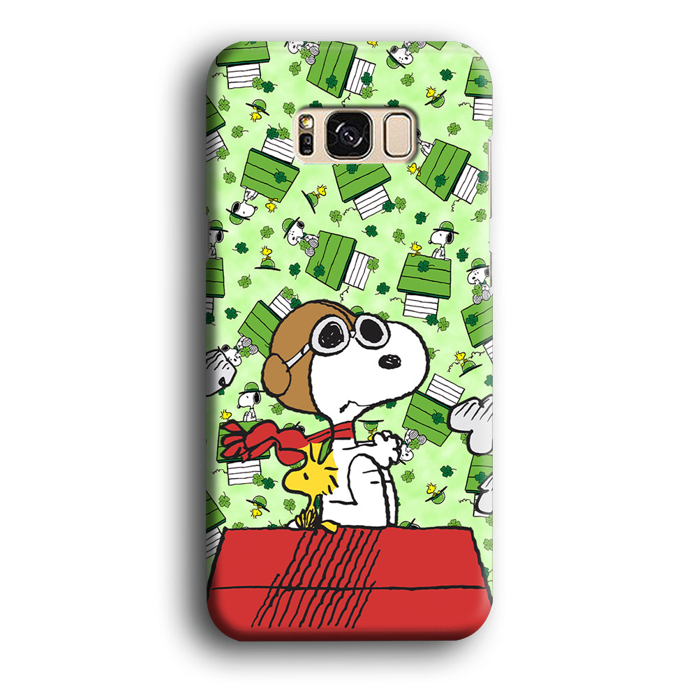 Snoopy Pilot Role Samsung Galaxy S8 Case