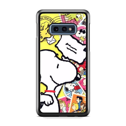 Snoopy Sending The Letter Samsung Galaxy S10E Case