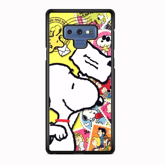 Snoopy Sending The Letter Samsung Galaxy Note 9 Case