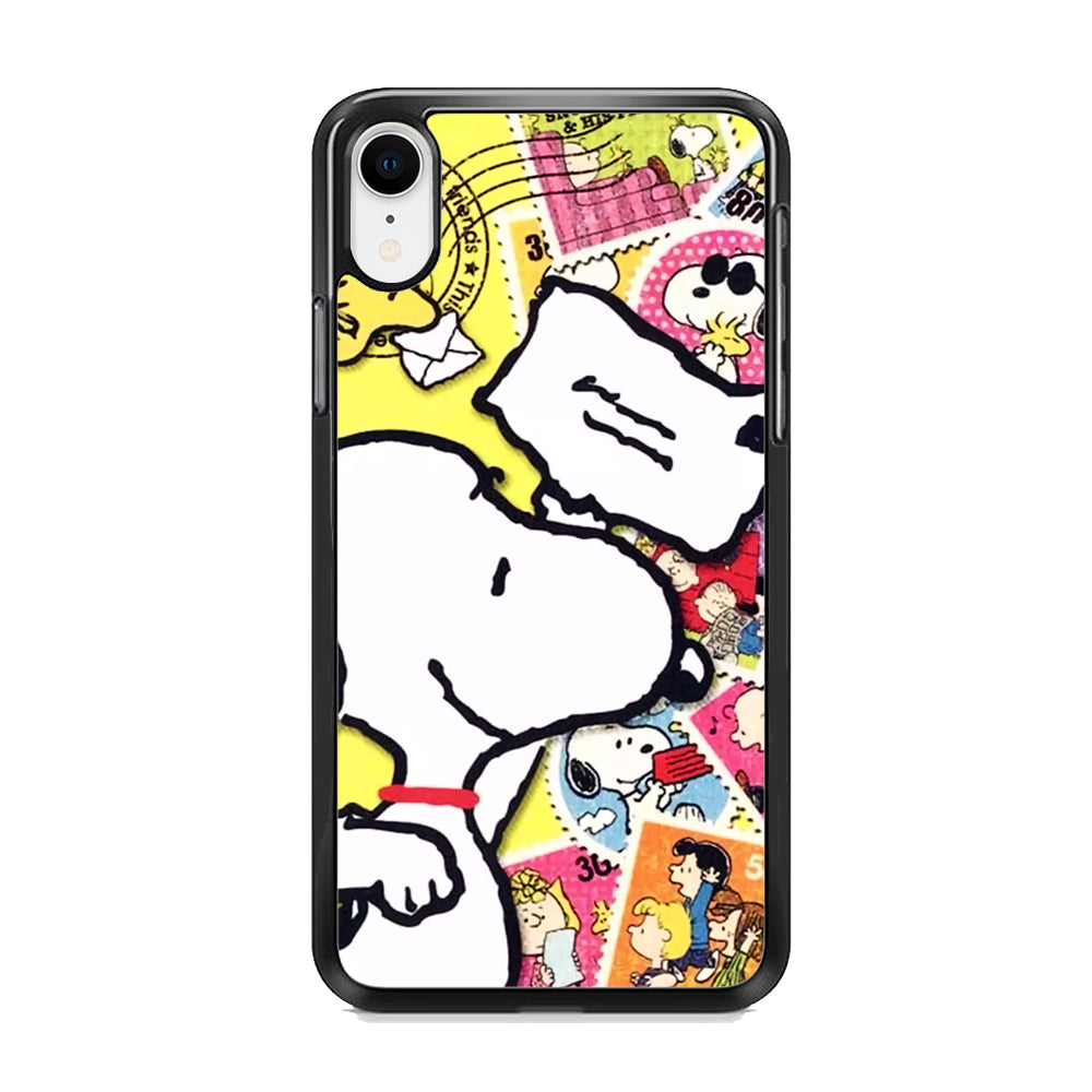 Snoopy Sending The Letter iPhone XR Case