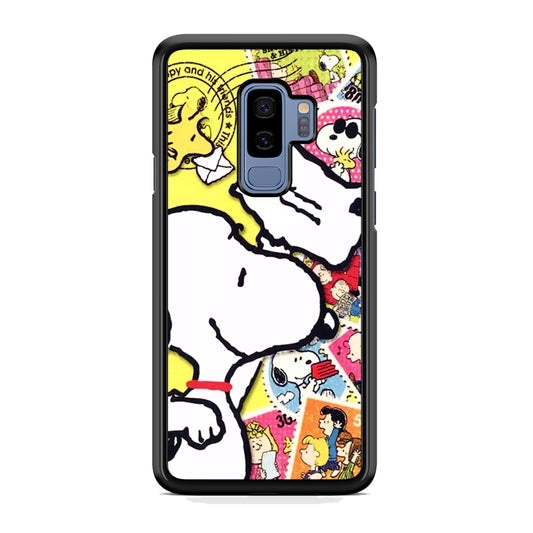 Snoopy Sending The Letter Samsung Galaxy S9 Plus Case