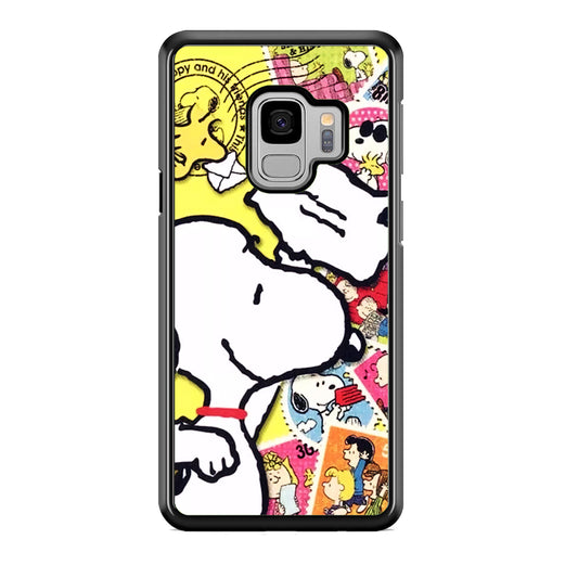 Snoopy Sending The Letter Samsung Galaxy S9 Case