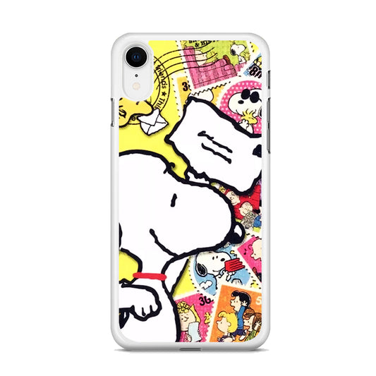 Snoopy Sending The Letter iPhone XR Case
