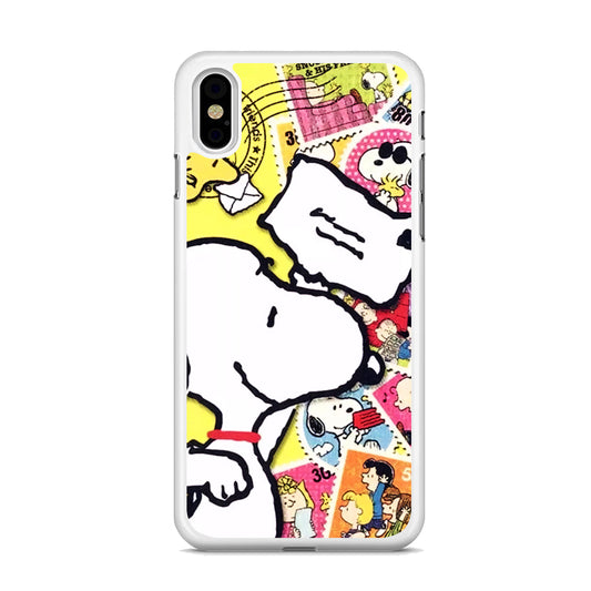 Snoopy Sending The Letter iPhone XS MAX Case