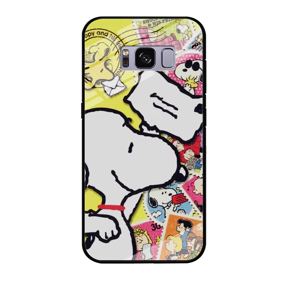 Snoopy Sending The Letter Samsung Galaxy S8 Case