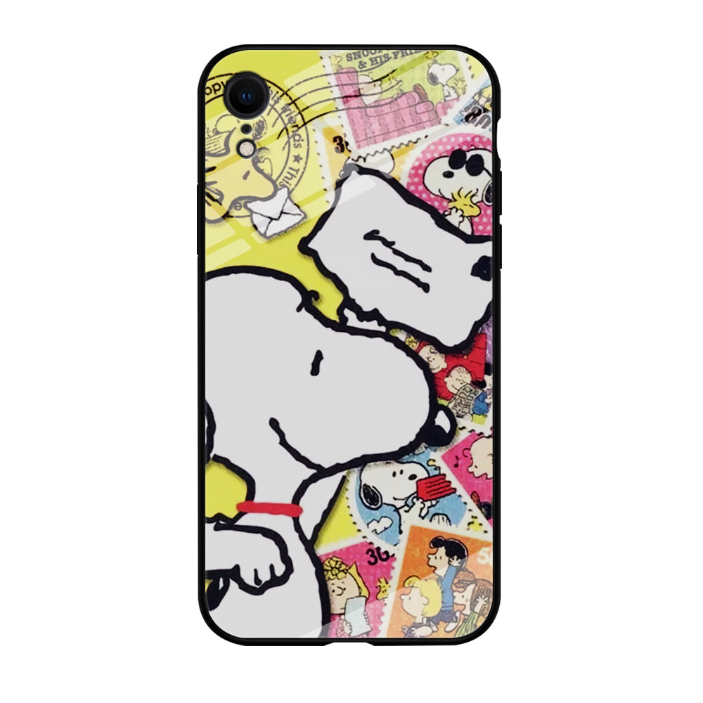 Snoopy Sending The Letter iPhone XR Case