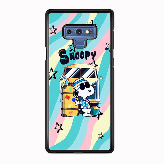 Snoopy Vacation Duty Samsung Galaxy Note 9 Case