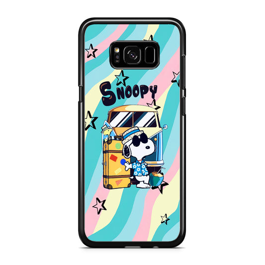 Snoopy Vacation Duty Samsung Galaxy S8 Case