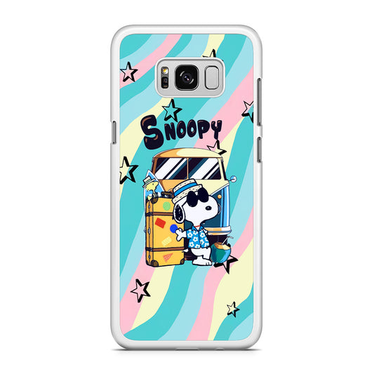 Snoopy Vacation Duty Samsung Galaxy S8 Plus Case