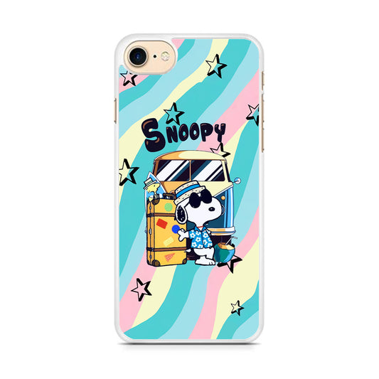 Snoopy Vacation Duty iPhone 8 Case
