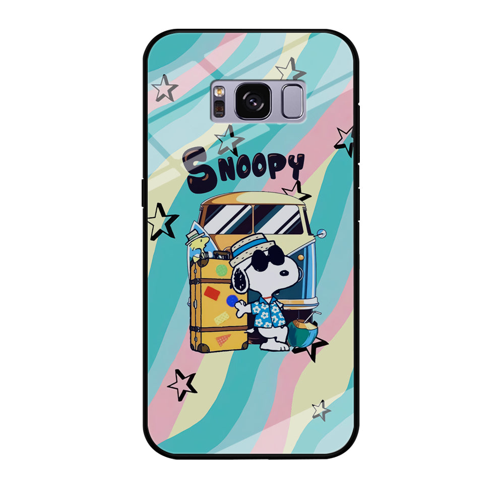 Snoopy Vacation Duty Samsung Galaxy S8 Case