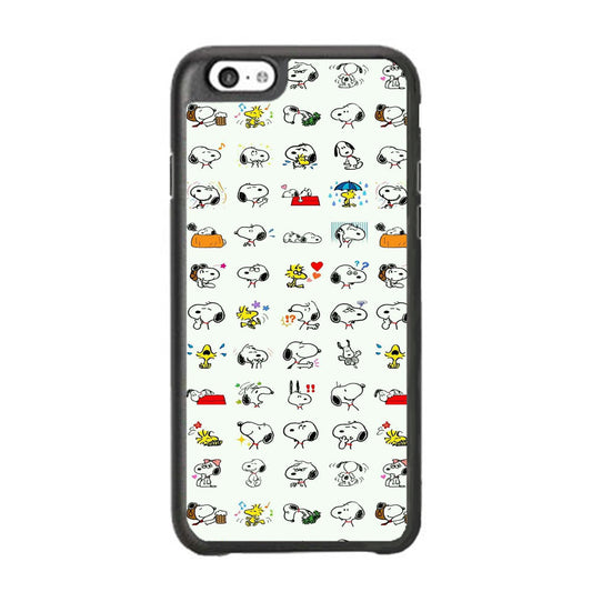 Snoopy White Emoji iPhone 6 Plus | 6s Plus Case - carneyforia