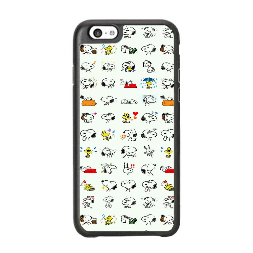 Snoopy White Emoji iPhone 6 | 6s Case - carneyforia