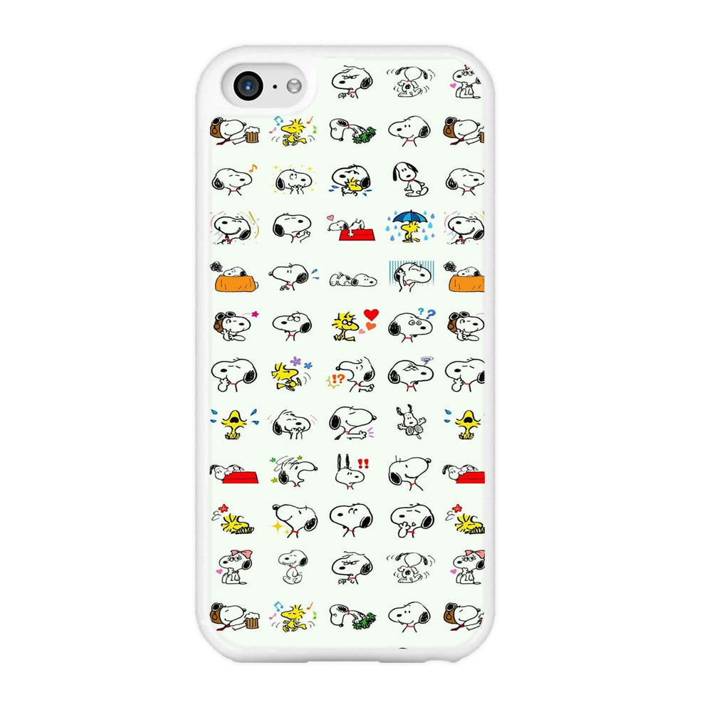 Snoopy White Emoji iPhone 5 | 5s Case - carneyforia