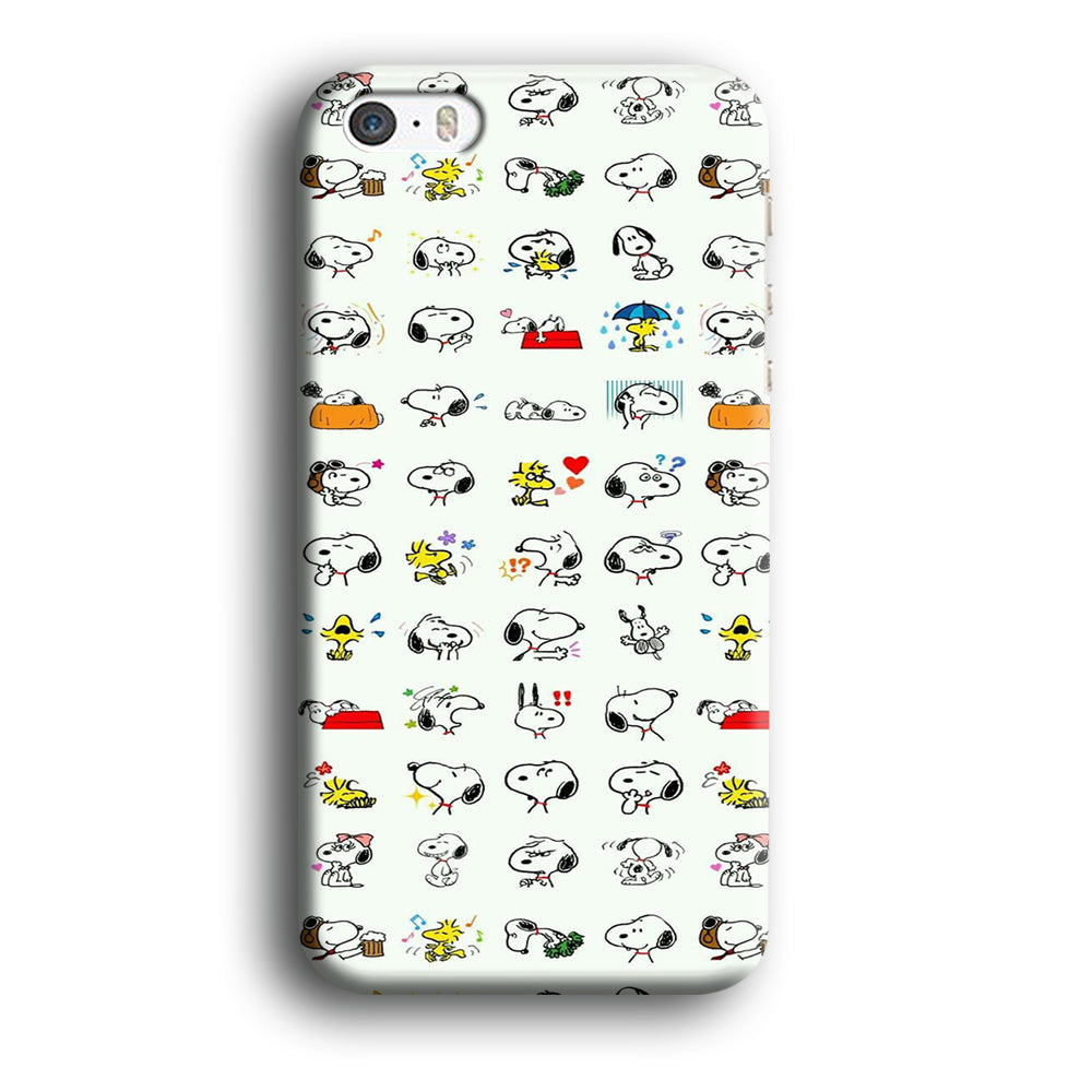 Snoopy White Emoji iPhone 5 | 5s Case - carneyforia