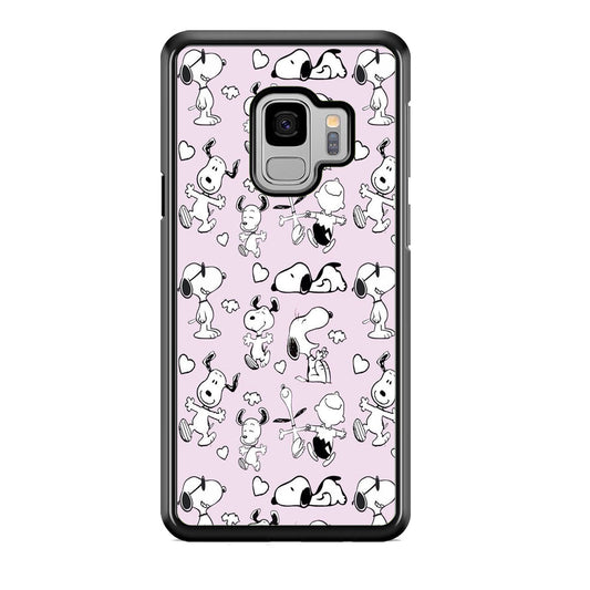 Snoopy and Charlie Happiness Samsung Galaxy S9 Case