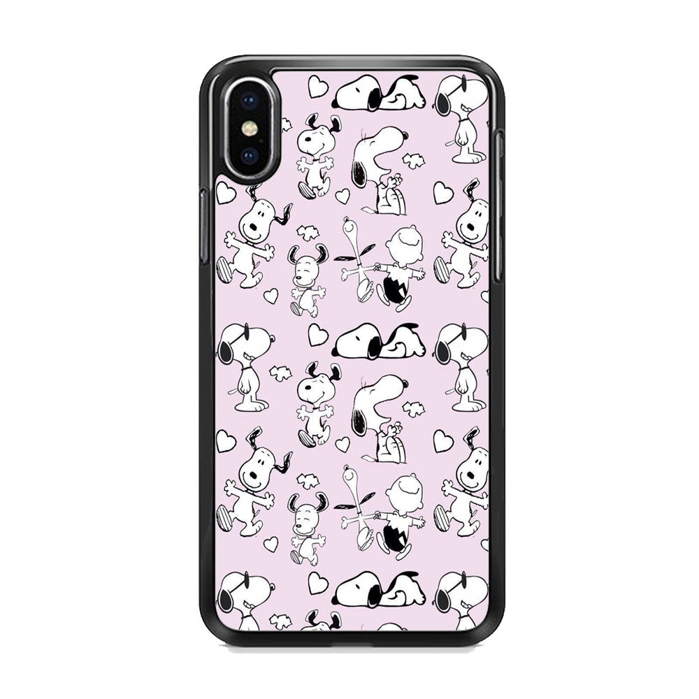 Snoopy and Charlie Happiness iPhone XS MAX Case