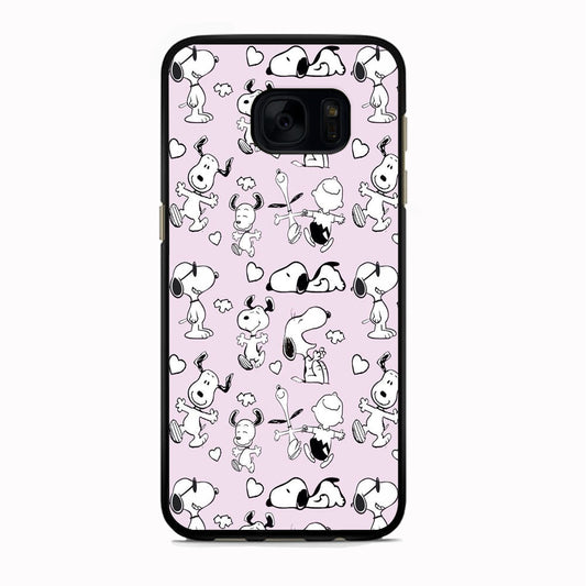 Snoopy and Charlie Happiness Samsung Galaxy S7 Edge Case