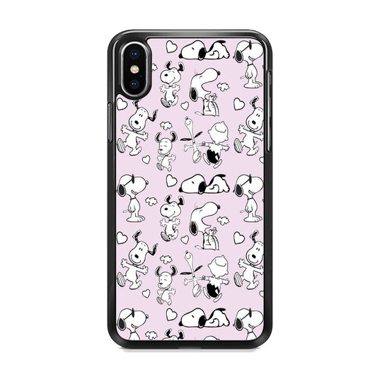 Snoopy and Charlie Happiness iPhone XS Case