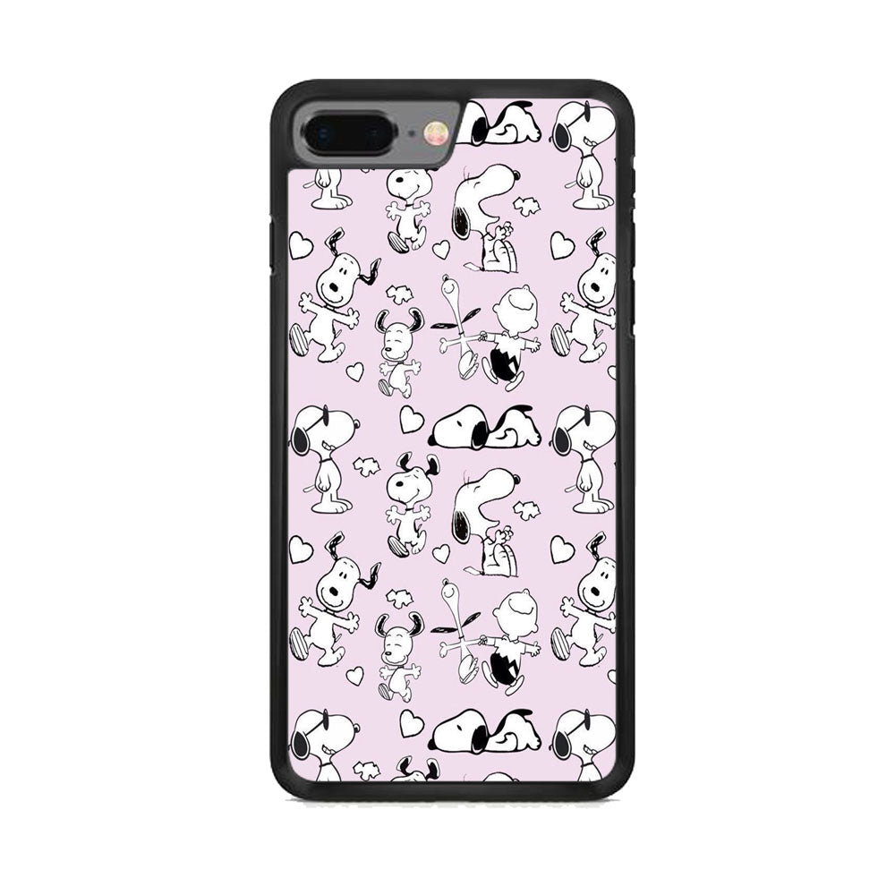 Snoopy and Charlie Happiness iPhone 8 Plus Case