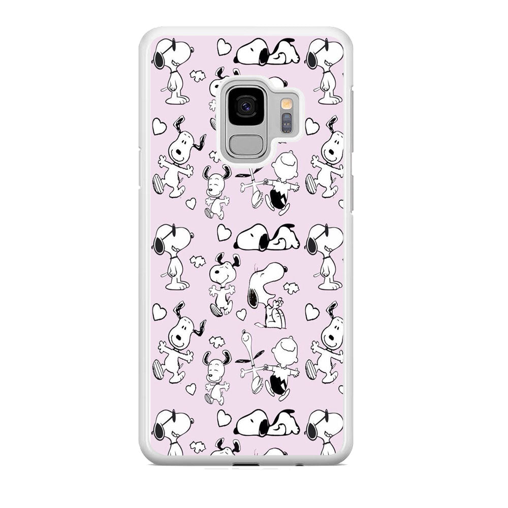Snoopy and Charlie Happiness Samsung Galaxy S9 Case