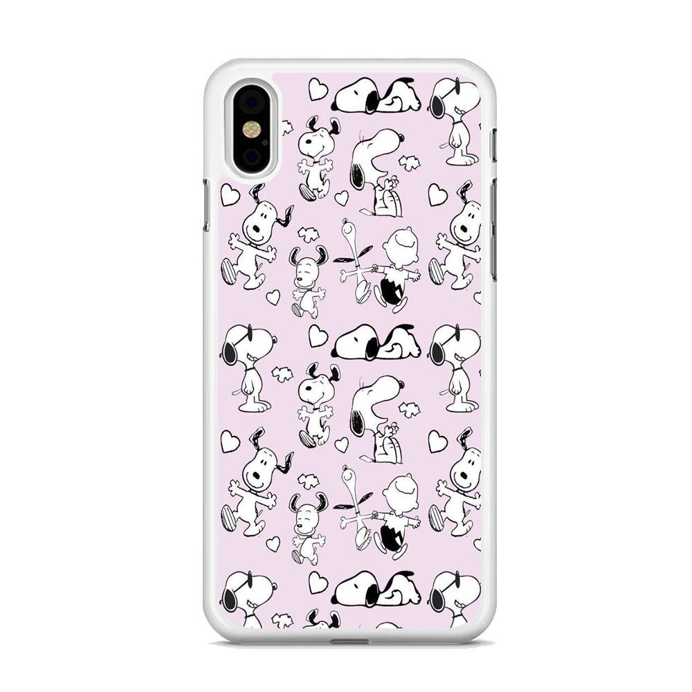 Snoopy and Charlie Happiness iPhone XS MAX Case