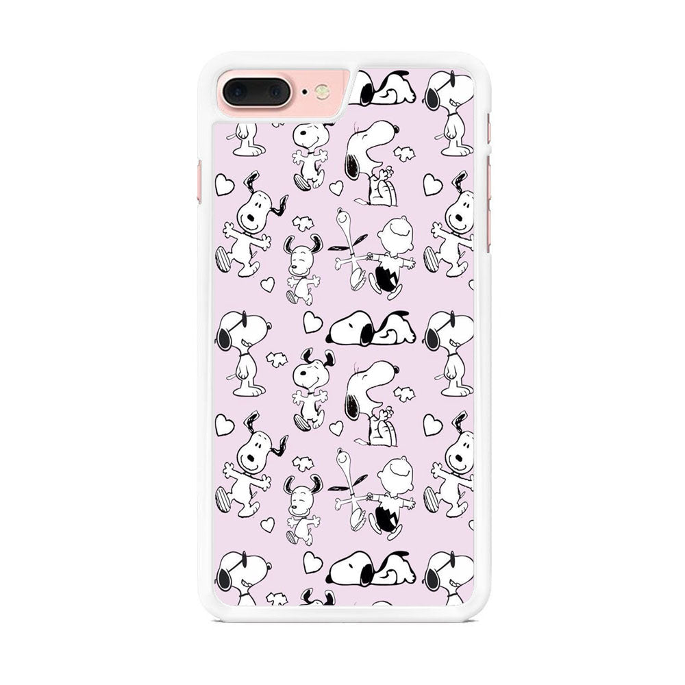 Snoopy and Charlie Happiness iPhone 8 Plus Case