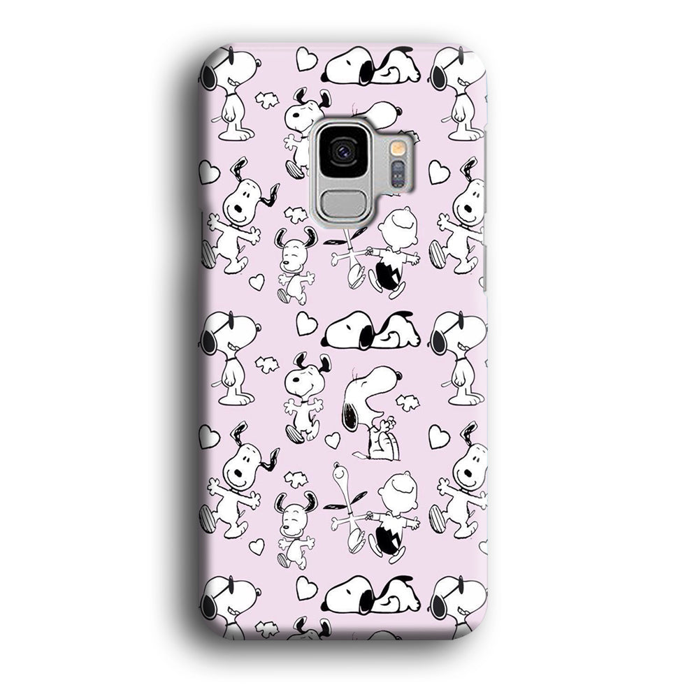 Snoopy and Charlie Happiness Samsung Galaxy S9 Case
