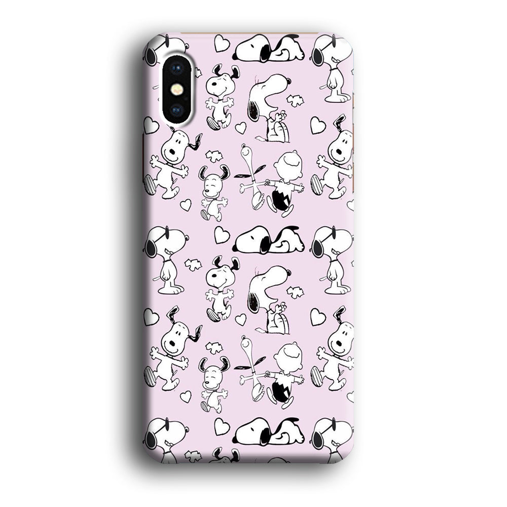 Snoopy and Charlie Happiness iPhone XS MAX Case