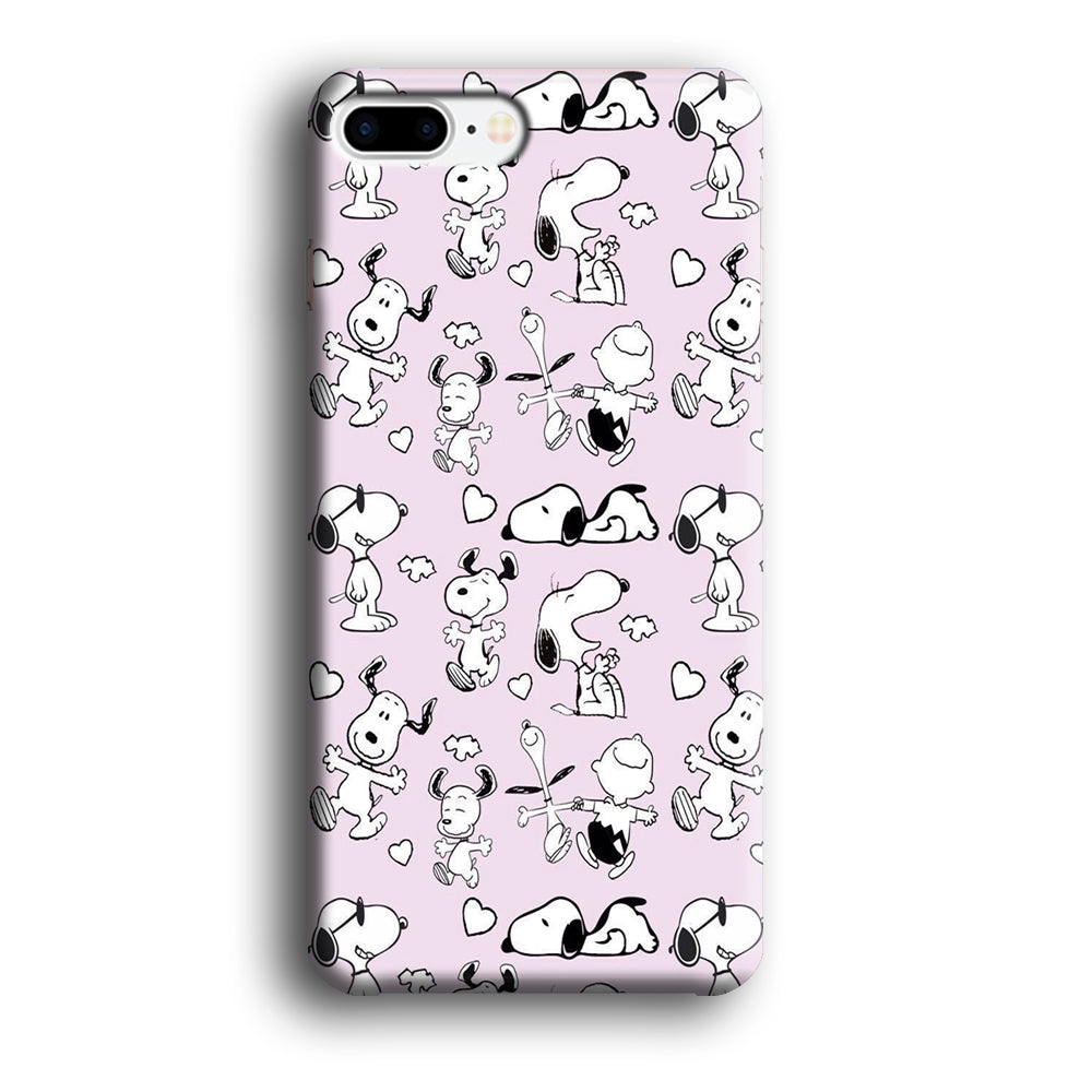 Snoopy and Charlie Happiness iPhone 8 Plus Case