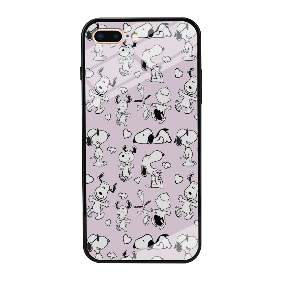 Snoopy and Charlie Happiness iPhone 8 Plus Case