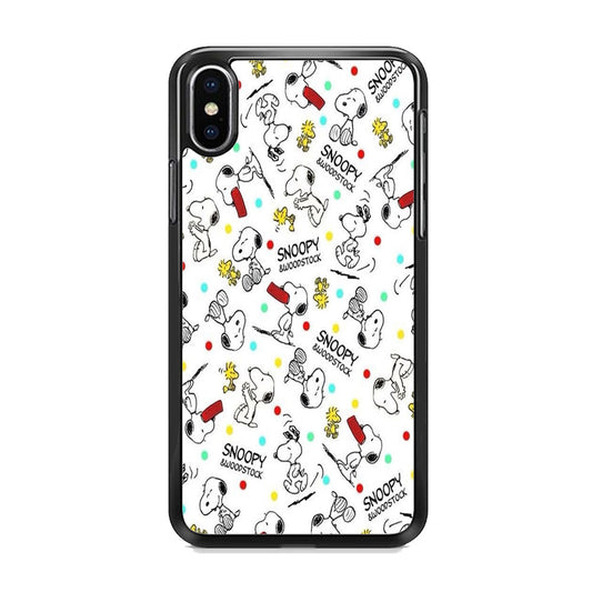 Snoopy and Woodstock iPhone XS Case