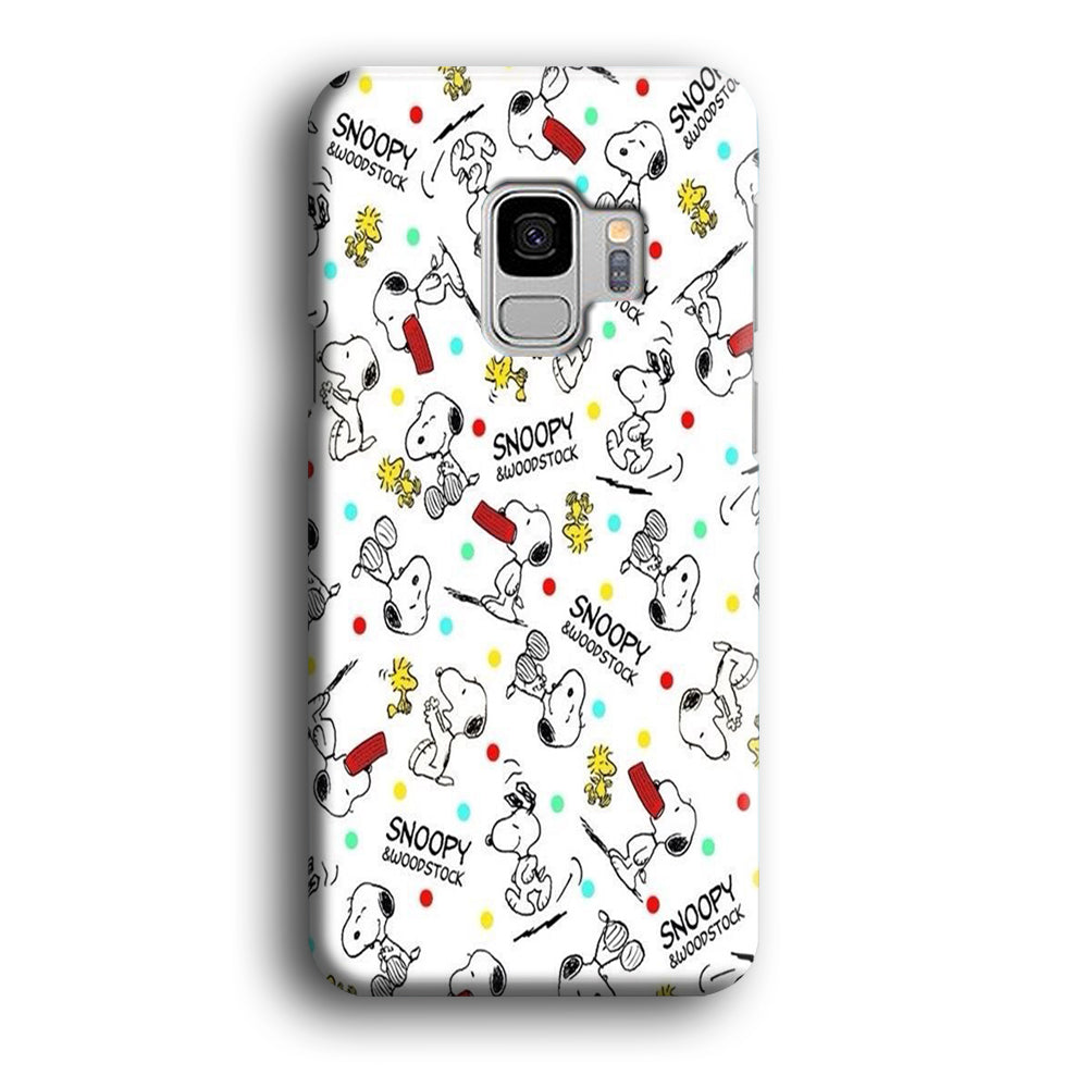 Snoopy and Woodstock Samsung Galaxy S9 Case