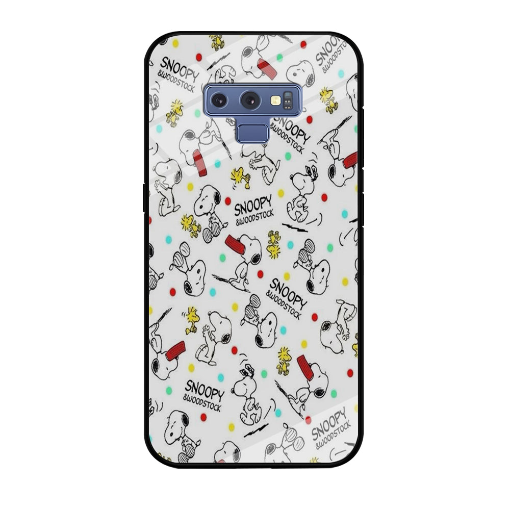 Snoopy and Woodstock Samsung Galaxy Note 9 Case